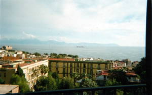 View of the bay from a hotel room at The Grand Hotel Parker's, Naples, Italy | Bown's Best