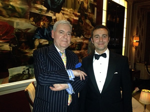 Francis Bown with Pasquale Cosmai, Restaurant Manager at Apsleys a Heinz Beck Restaurant, London, UK | Bown's Best
