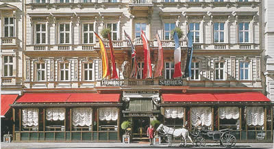 Rote Bar Restaurant, Hotel Sacher, Vienna, Austria