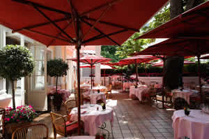 Terrace at Restaurant Laurent, Paris, France | Bown's Best