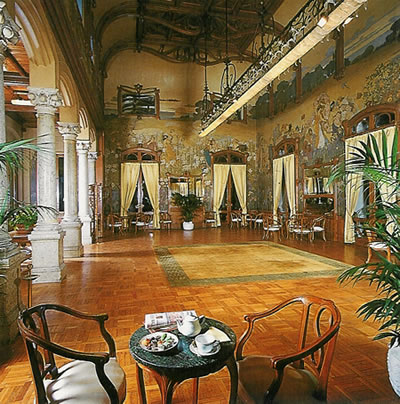 Salon Basile, Villa Igiea, Palemro, Sicily