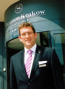 Stijn Oyen, General Manager, Sheraton Hotel Krakow, Krakow, Poland