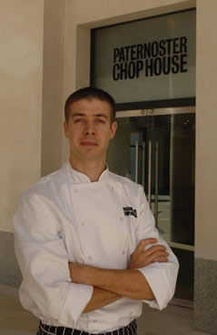 Chef Peter Weeden, The Paternoster Chop House, London, UK